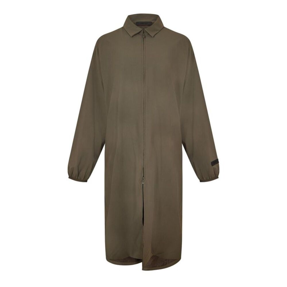Fear Of God Essentials Mens Trench Coat / Ink